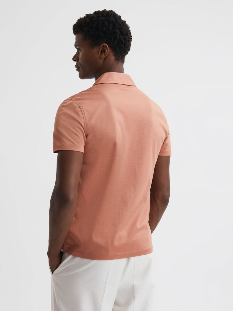 قميص جيرسيه ميرسيريزيه بياقة كوبان Caspa من Reiss - صورة 5 من 5