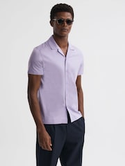 قميص جيرسيه ميرسيريزيه بياقة كوبان Caspa من Reiss - صورة 1 من 4
