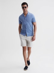 قميص جيرسيه ميرسيريزيه بياقة كوبان Caspa من Reiss - صورة 3 من 4