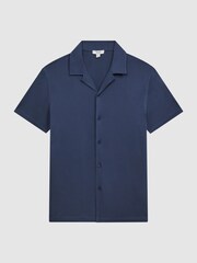 قميص جيرسيه ميرسيريزيه بياقة كوبان Caspa من Reiss - صورة 2 من 4