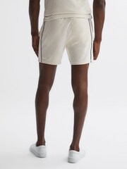 Reiss Ecru Fredericks Towelling Drawstring Shorts - Image 5 of 5