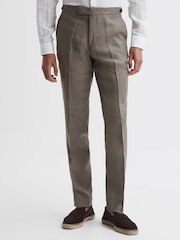Pantalones de lino de corte slim Kin de Reiss - Imagen 4 de 5