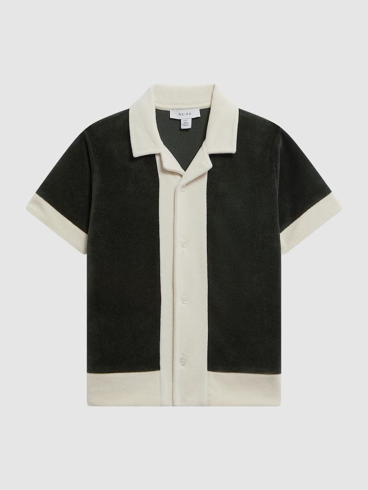 Reiss Vine织纹古巴领衬衫 - 圖片 2,共 6 Reiss Vine织纹古巴领衬衫 - 圖片 2,共 6