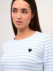 Liddy Blue 3/4 Sleeve T-Shirt - Image 4 of 6