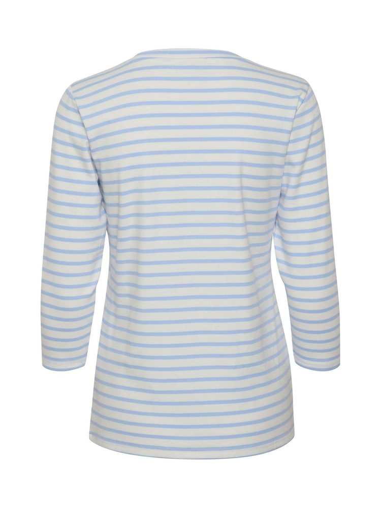 Liddy Blue 3/4 Sleeve T-Shirt - Image 6 of 6