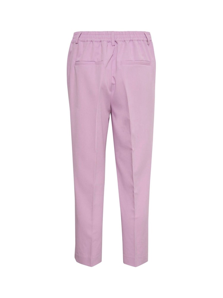 Kaffe Pink Sakura Cropped Trousers - Image 6 of 6