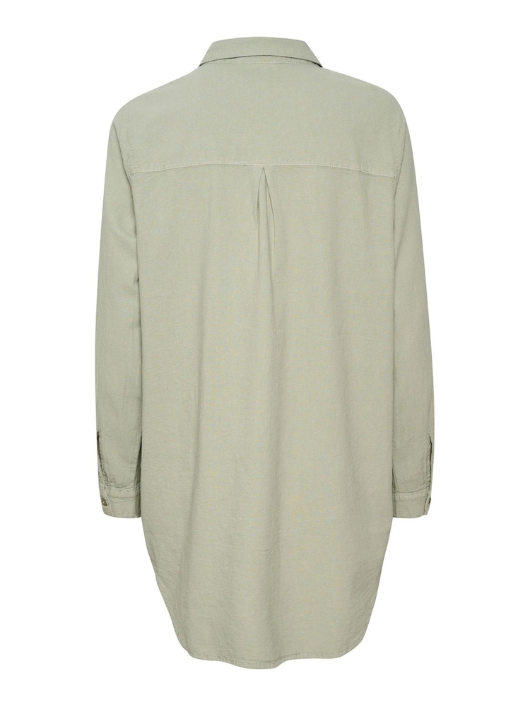 Kaffe 100% Cotton Naya Tunic Shirt - Image 6 of 6
