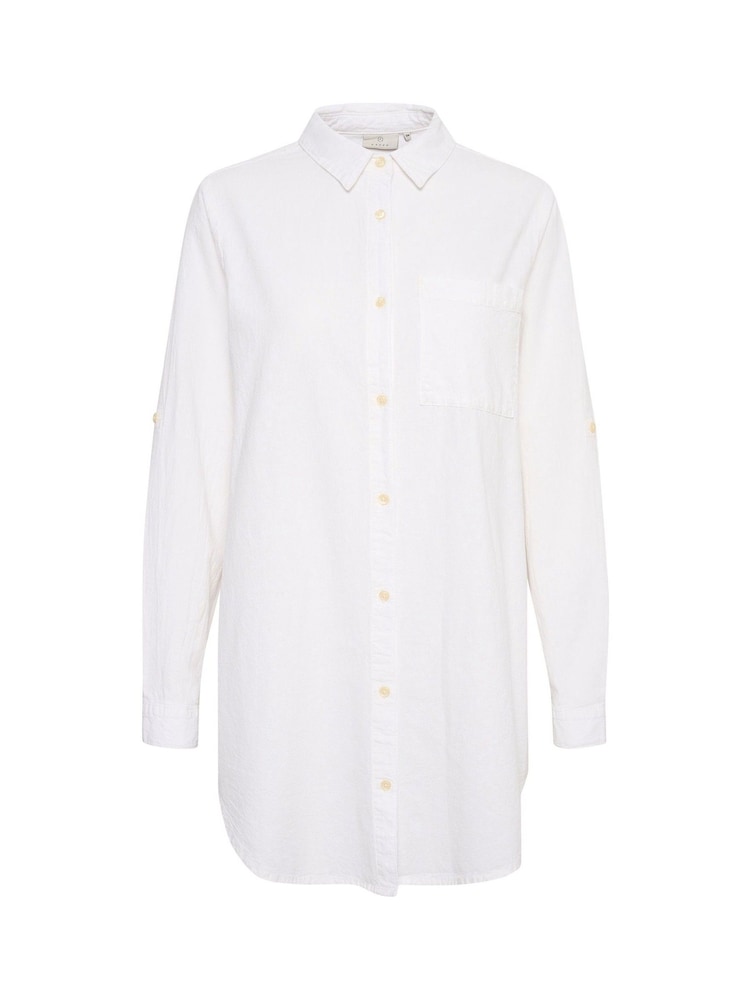 Kaffe 100% Cotton Naya Tunic Shirt - Image 5 of 6