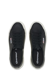 Superga Black 2750 Unlined Nappa Leather Trainers - Image 4 of 5