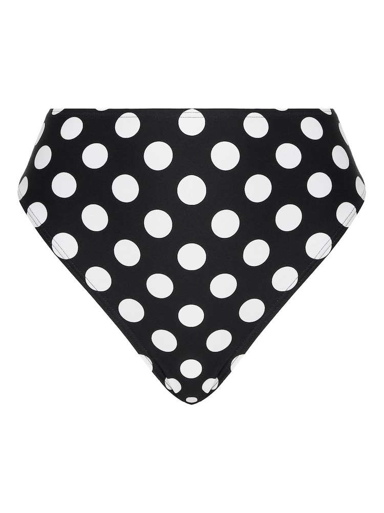 Figleaves Tailor Klassische, gepunktete Bikinihose, Schwarz - Bild 4 von 4 Figleaves Tailor Klassische, gepunktete Bikinihose, Schwarz - Bild 4 von 4