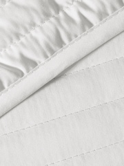 Bianca White Quilted Lines Bedspread - Image 2 of 3