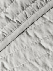 Bianca Silver Quilted Lines Bedspread - Image 2 of 3