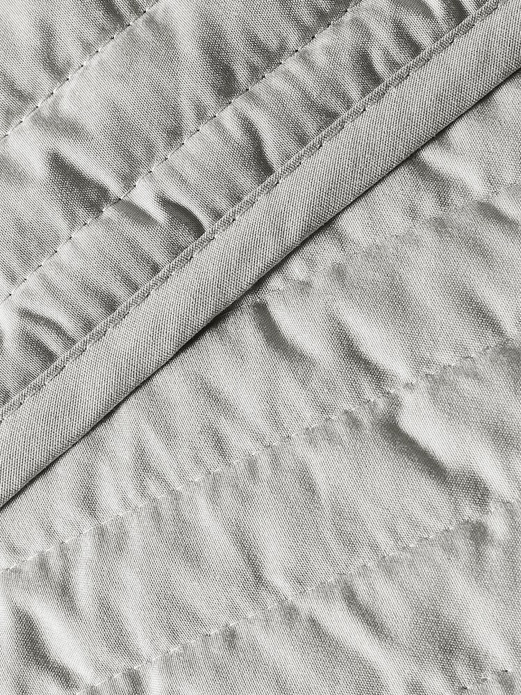 Bianca Silver Quilted Lines Bedspread - Image 2 of 3