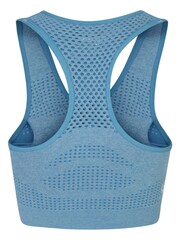 Dare 2b Medium Blue Don't Sweat It II Seamless Impact Sports Bra - Image 7 of 8