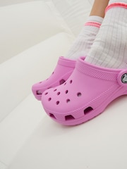 Розовый - Crocs Детский унисекс Классическое сабо - Изображение 1 из 11