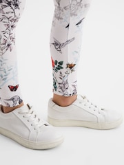 Reiss Pink Mahlia Printed Set - T-Shirt and Leggings - Image 7 of 9