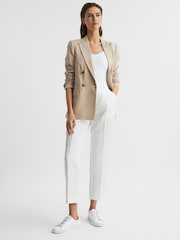Reiss Shae Tapered-Hose aus Leinen - Bild 3 von 7