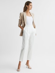 Reiss Shae Tapered-Hose aus Leinen - Bild 7 von 7