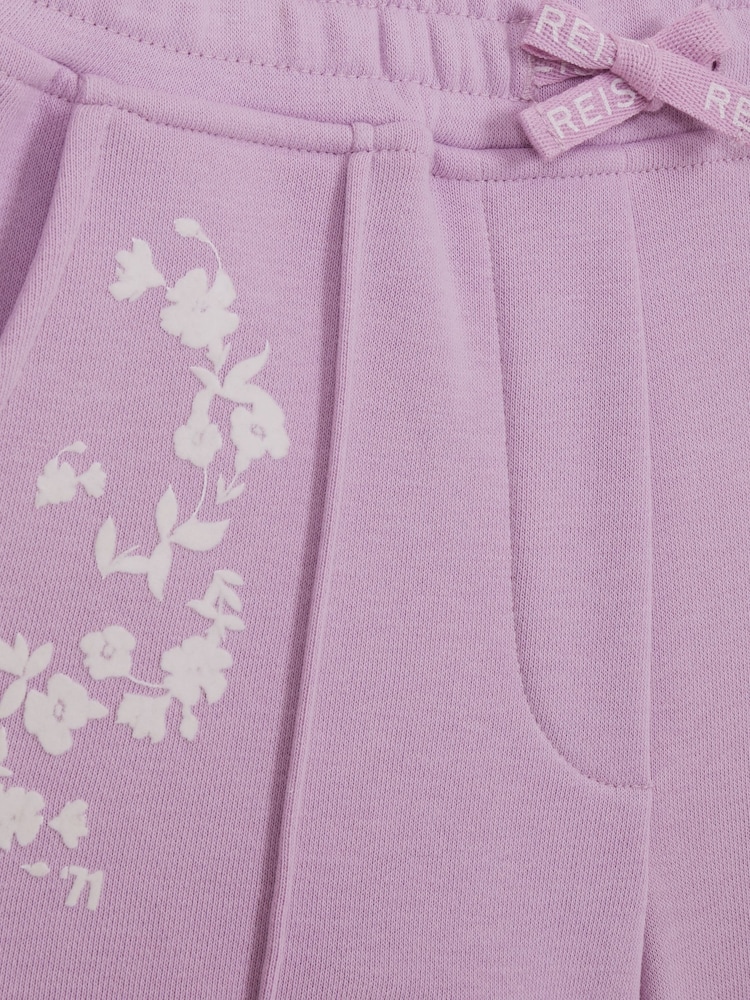 Reiss Lilac Honor 4-9 yrs Jersey Logo Shorts - Image 6 of 6