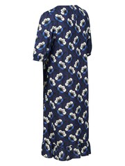 Bleu - robe mi-longue smockée Regatta Orla Kiely - Image 8 of 8