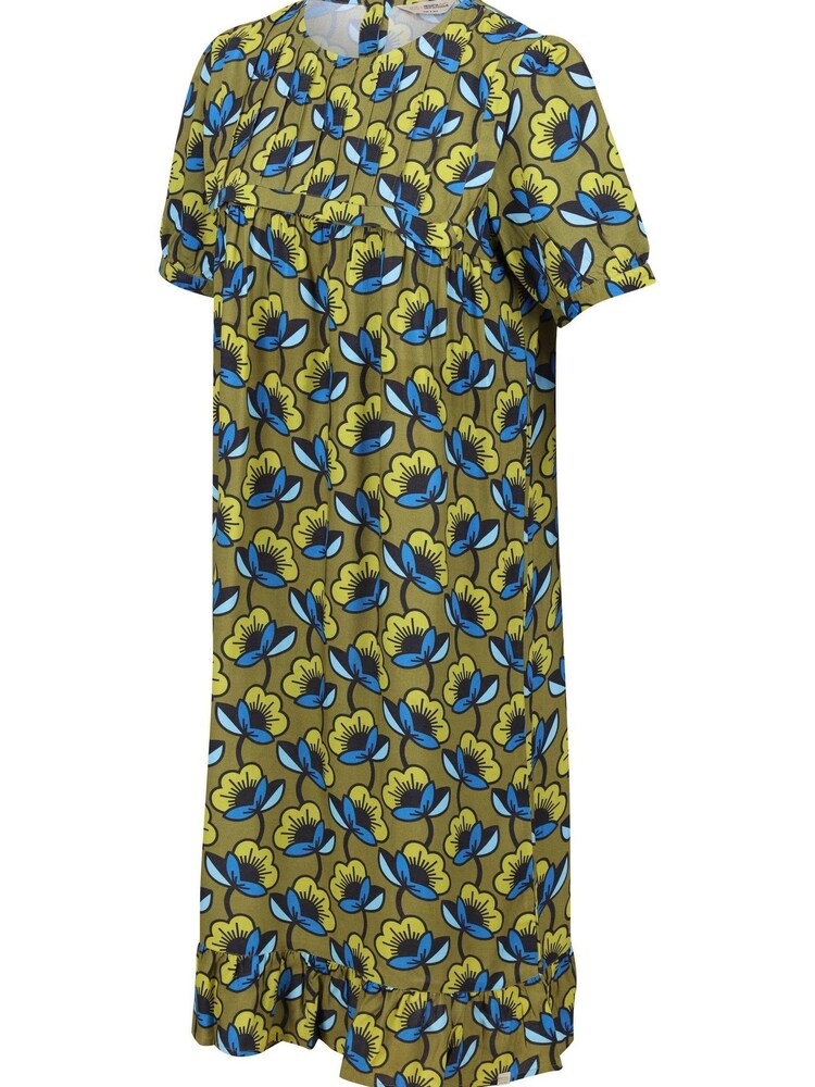 Vert - robe mi-longue smockée Regatta Orla Kiely - Image 11 of 12