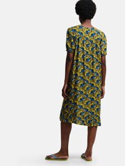 Vert - robe mi-longue smockée Regatta Orla Kiely - Image 4 of 12