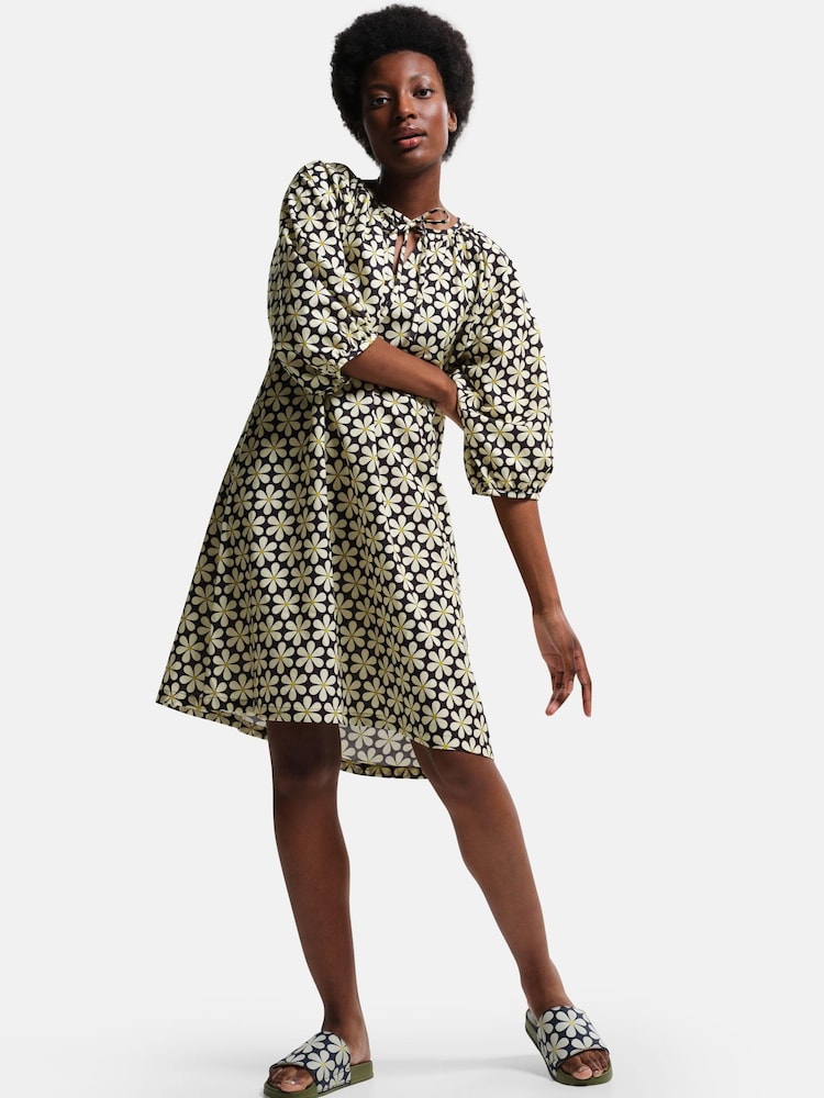 Noir - Robe Regatta Orla Kiely à col noué - Image 1 of 9