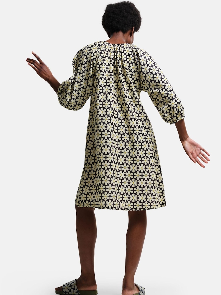 Noir - Robe Regatta Orla Kiely à col noué - Image 2 of 9
