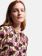Rose - Robe Regatta Orla Kiely à col noué - Image 5 of 9