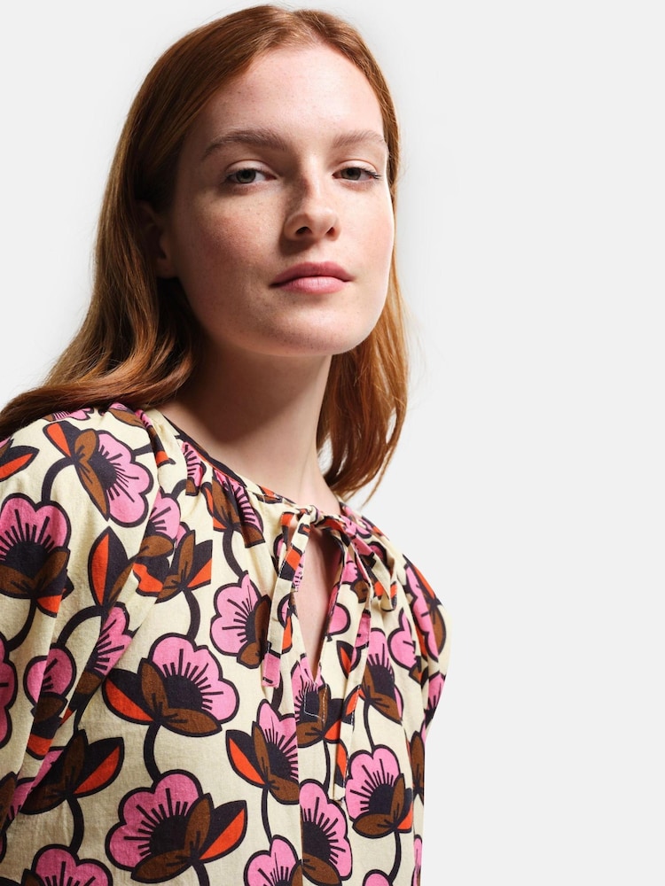 Rose - Robe Regatta Orla Kiely à col noué - Image 5 of 9