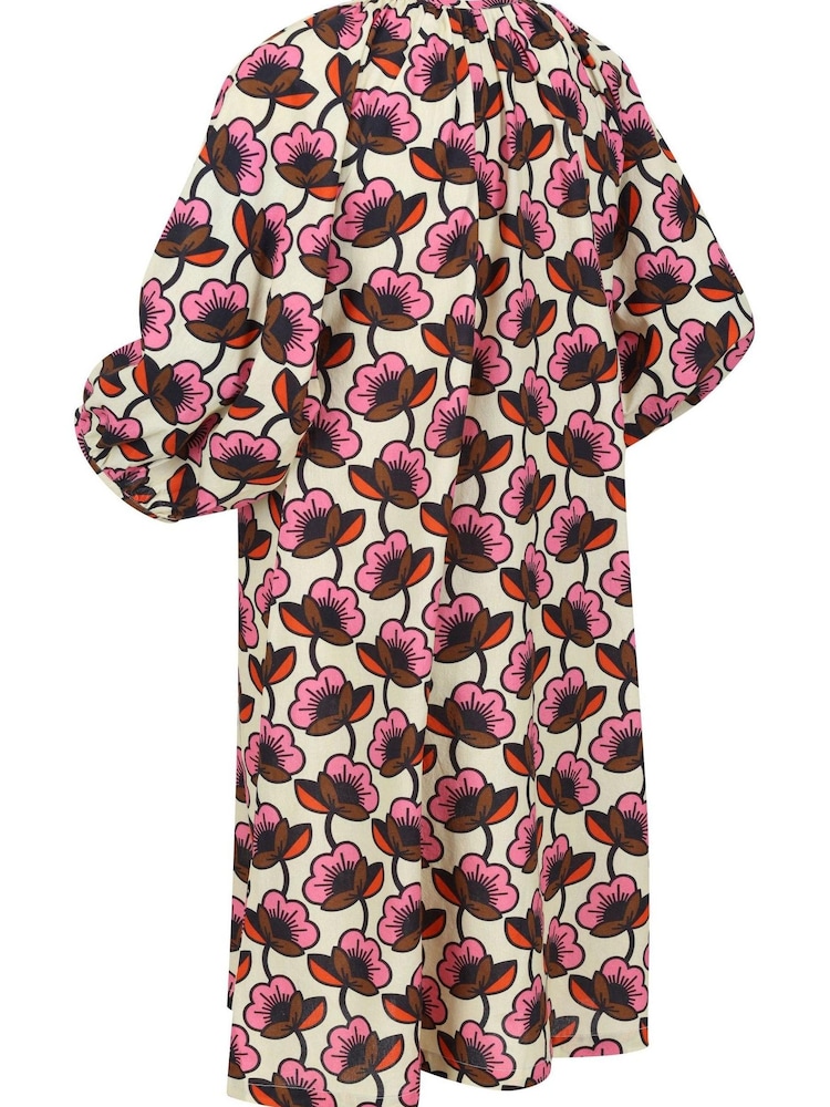 Rose - Robe Regatta Orla Kiely à col noué - Image 9 of 9
