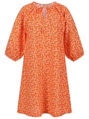 Orange - Robe Regatta Orla Kiely à col noué - Image 5 of 8