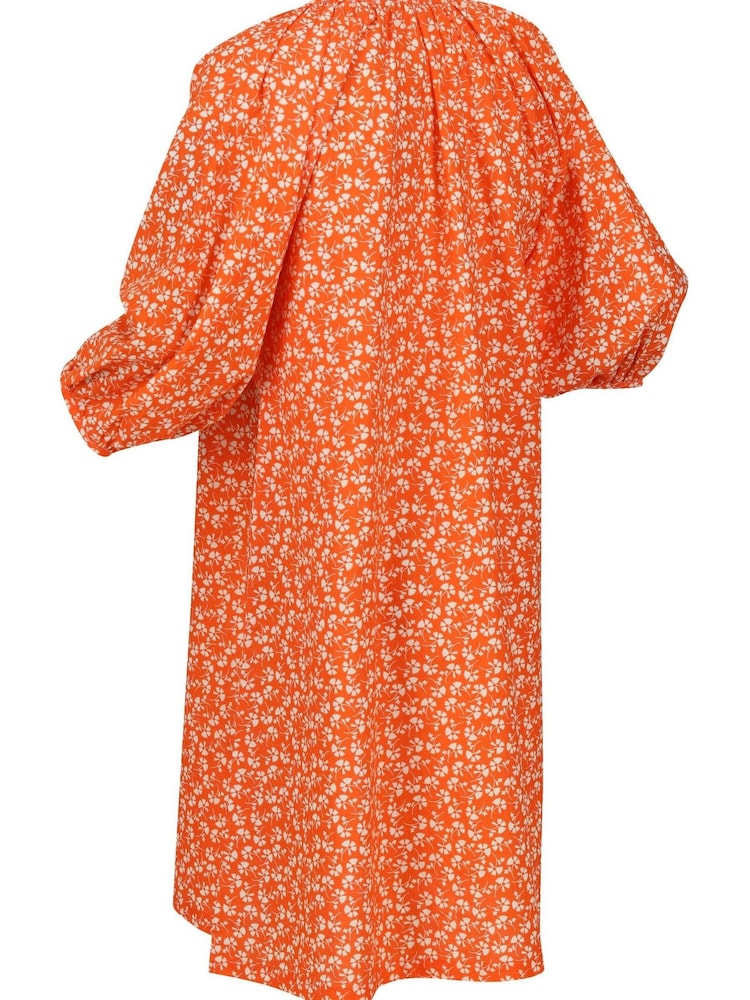Orange - Robe Regatta Orla Kiely à col noué - Image 8 of 8
