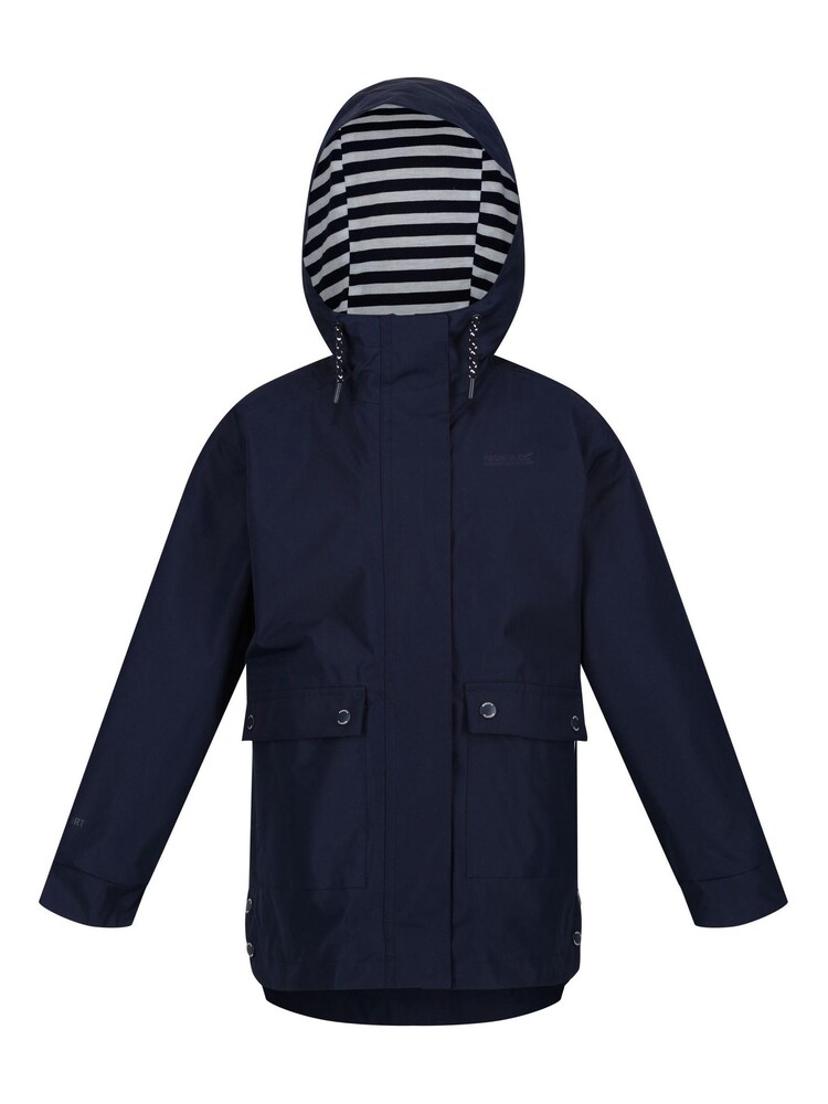 Niebieski - Regatta Baybella Waterproof Jacket - Image 4 of 7