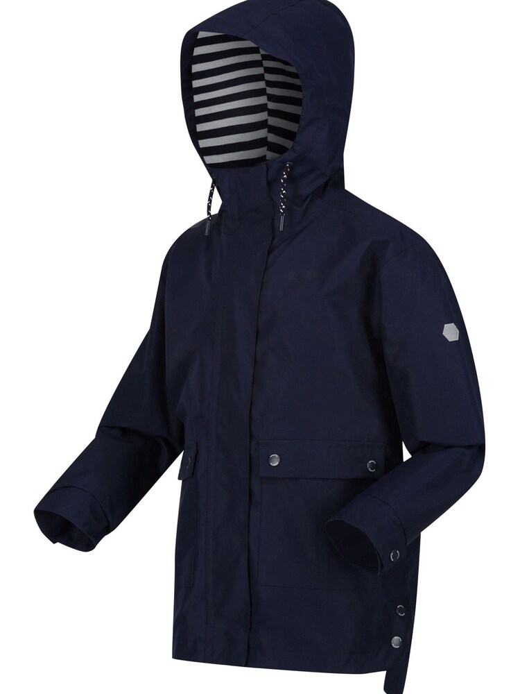 Niebieski - Regatta Baybella Waterproof Jacket - Image 6 of 7