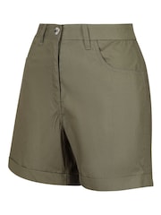 Regatta Green Pemma 100% Cotton Shorts - Image 6 of 7