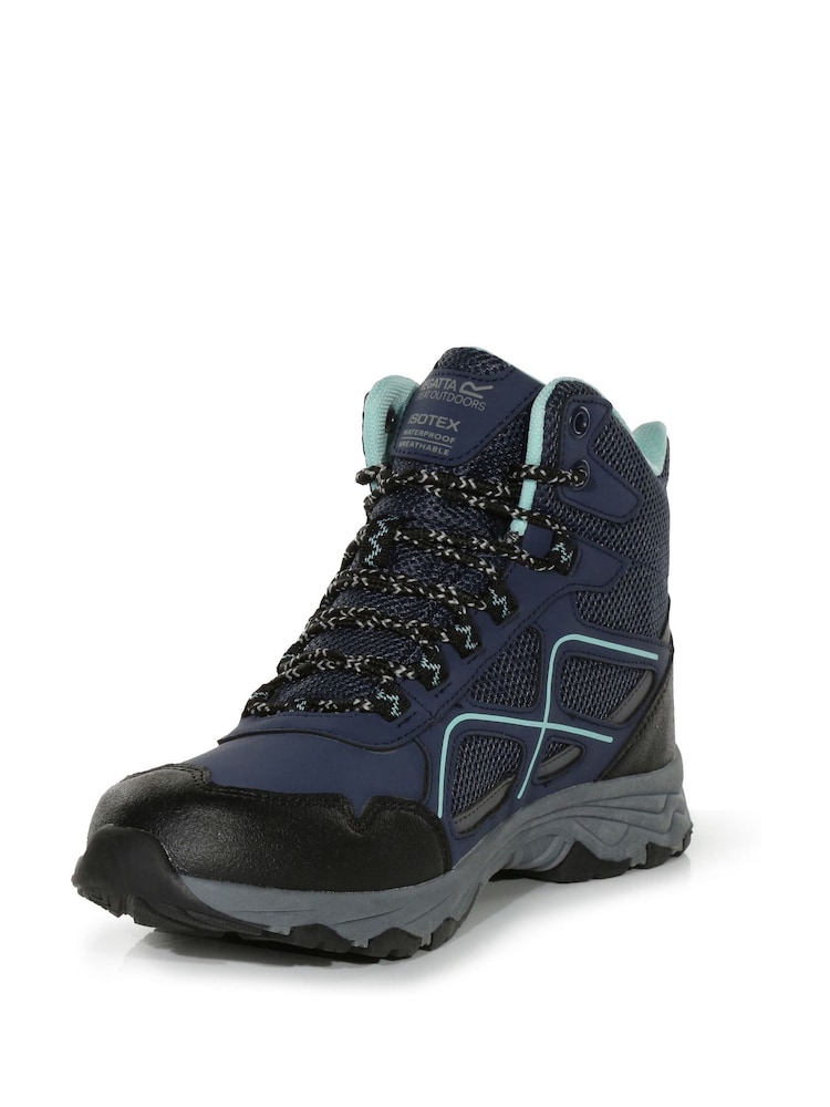 Regatta Blue/Black Womens Vendeavour Walking Boots - Image 3 of 6