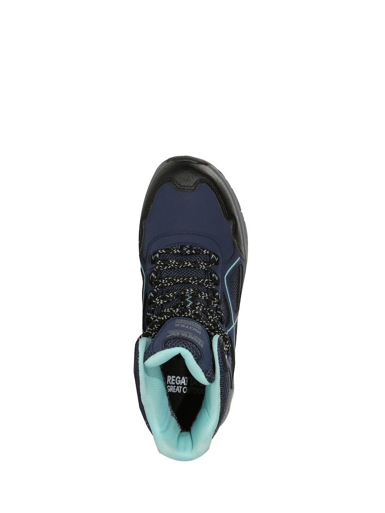 Azul/negro - Regatta Womens Vendeavour Walking Boots - Imagen 6 de 6 Azul/negro - Regatta Womens Vendeavour Walking Boots - Imagen 6 de 6