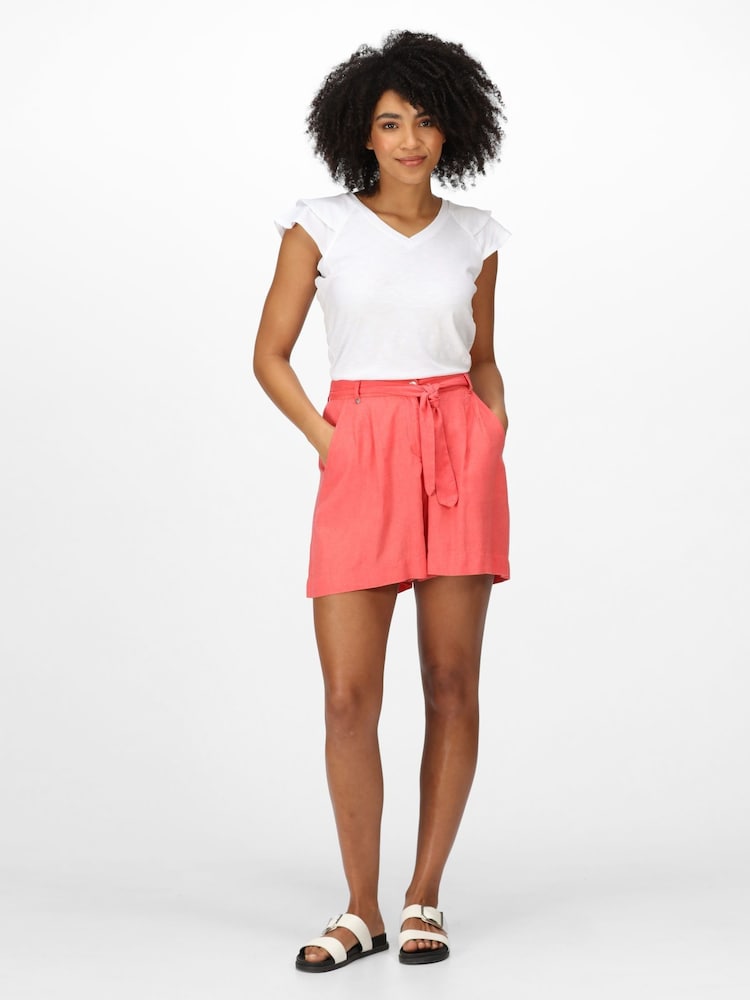 Regatta Ferra White Frill Sleeve T-Shirt - Image 1 of 9