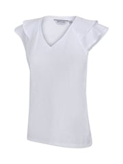 Regatta Ferra White Frill Sleeve T-Shirt - Image 8 of 9