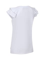 Regatta Ferra White Frill Sleeve T-Shirt - Image 9 of 9