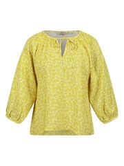 Gelb - Regatta Orla Kiely Bluse mit Bindeband am Ausschnitt - Bild 9 von 12
