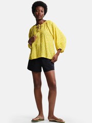 Gelb - Regatta Orla Kiely Bluse mit Bindeband am Ausschnitt - Bild 2 von 12