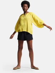 Gelb - Regatta Orla Kiely Bluse mit Bindeband am Ausschnitt - Bild 7 von 12