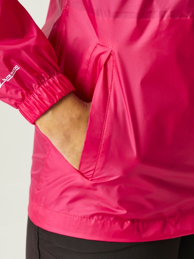 Regatta Pink Womens Waterproof Pack It Jacket III - Image 5 of 9
