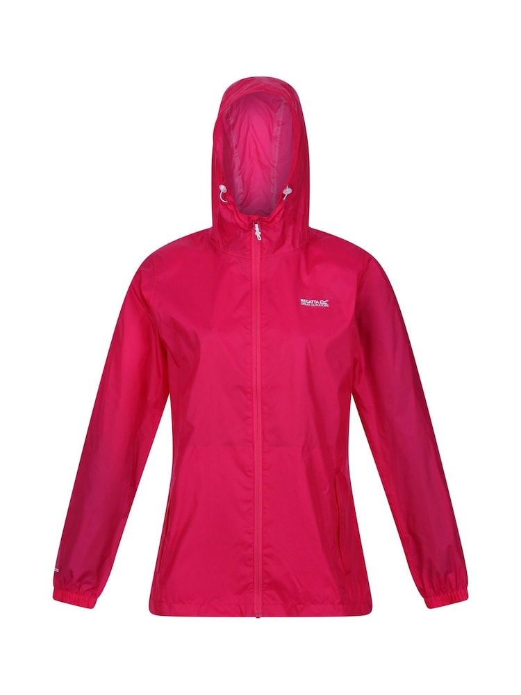 Regatta Pink Womens Waterproof Pack It Jacket III - Image 7 of 9