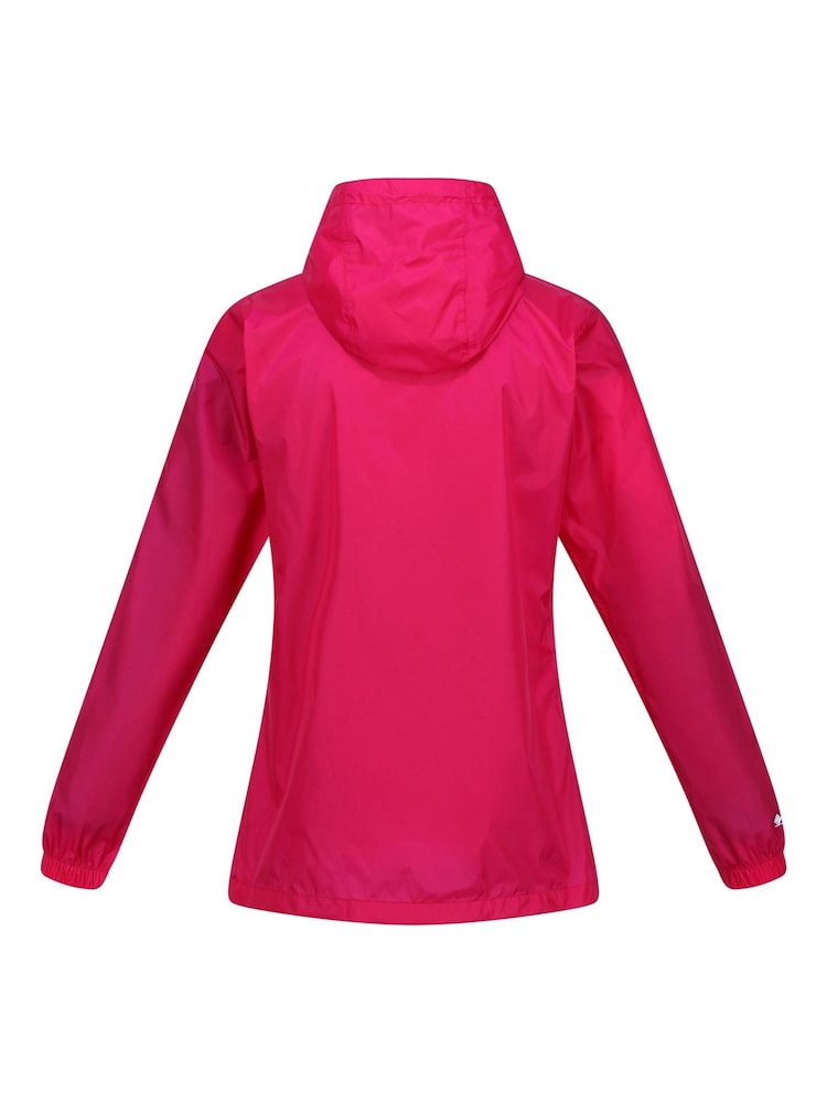 Regatta Pink Womens Waterproof Pack It Jacket III - Image 8 of 9