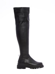 Moda In Pelle Henner Chunky Black Square Toe Casual Boots - Image 1 of 4