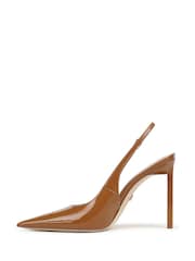 Sam Edelman Brown Tegan Regular Fit Slingbacks - Image 3 of 8