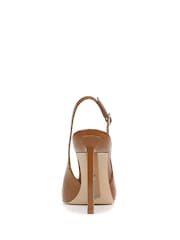 Sam Edelman Brown Tegan Regular Fit Slingbacks - Image 6 of 8